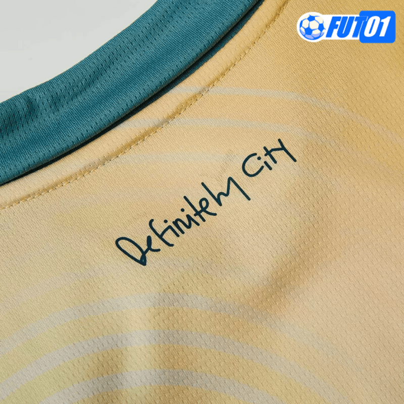 Camiseta Manchester City 4th 2024/2025 Niño Amarillo