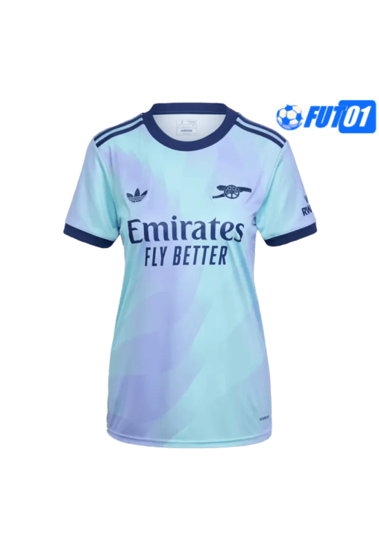 Camiseta Mujer Arsenal Third 2024/2025 Azul/Púrpura