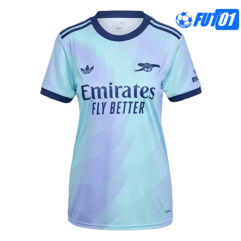 Camiseta Mujer Arsenal Third 2024/2025 Azul/Púrpura
