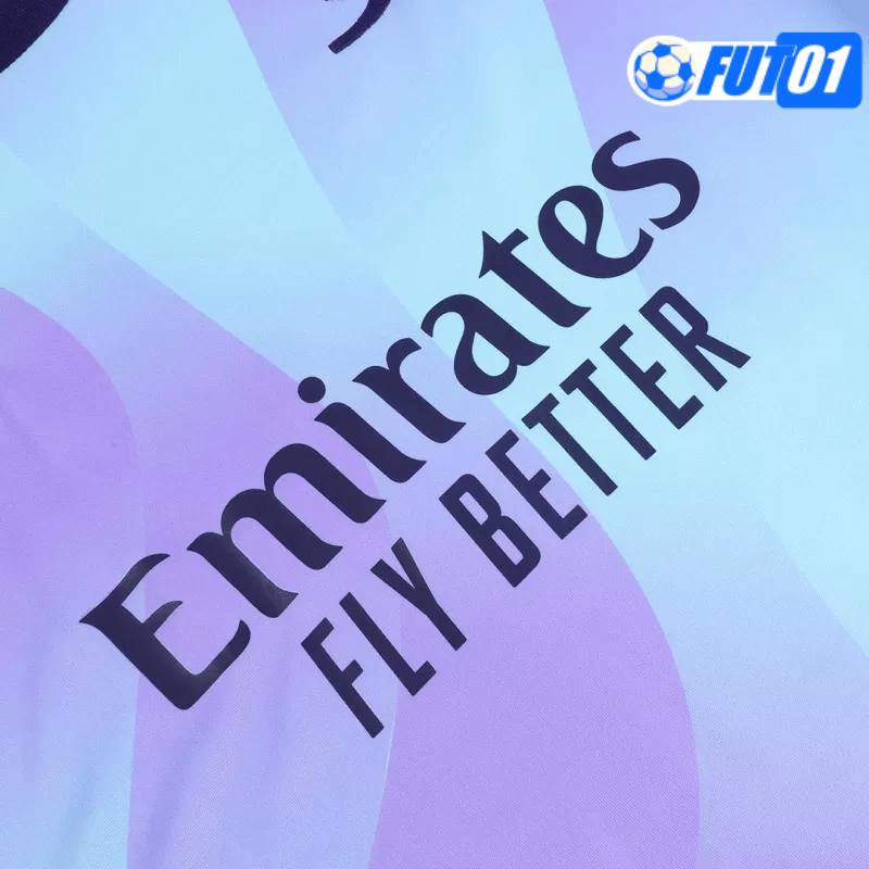 Camiseta Mujer Arsenal Third 2024/2025 Azul/Púrpura