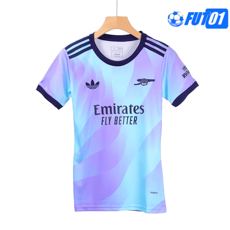 Camiseta Mujer Arsenal Third 2024/2025 Azul/Púrpura