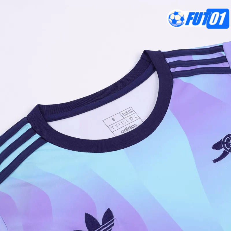 Camiseta Mujer Arsenal Third 2024/2025 Azul/Púrpura