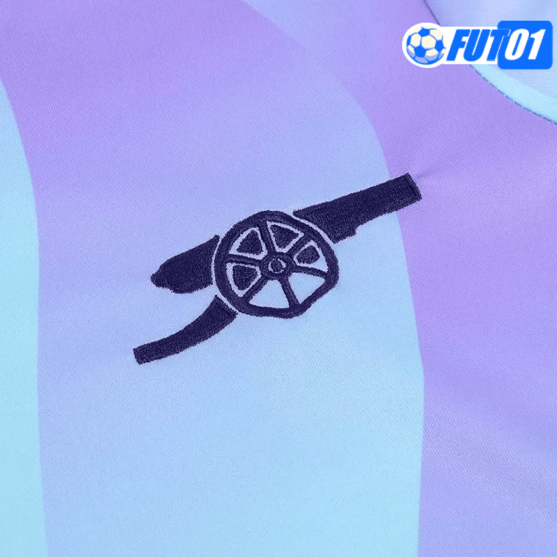 Camiseta Mujer Arsenal Third 2024/2025 Azul/Púrpura