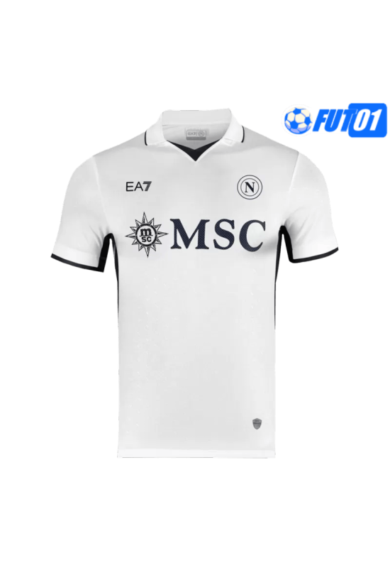 Camiseta Napoli Away 2024/2025 Versión Jugador Blanco