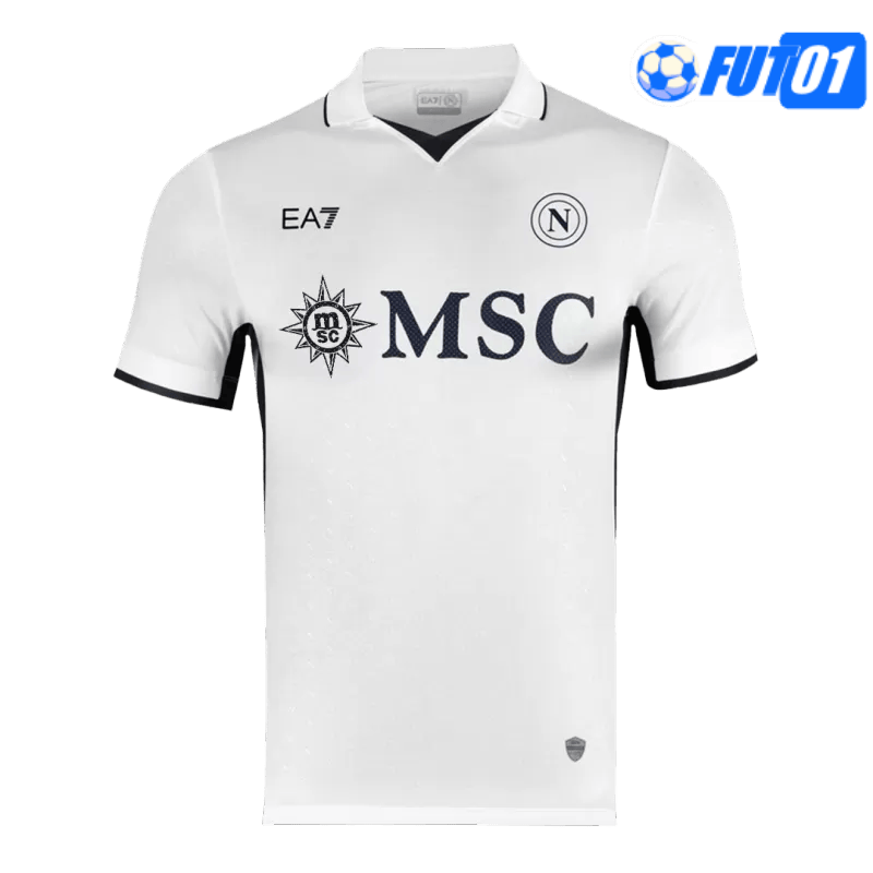 Camiseta Napoli Away 2024/2025 Versión Jugador Blanco