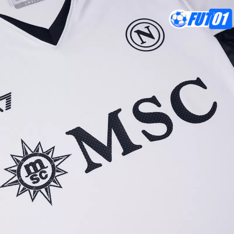 Camiseta Napoli Away 2024/2025 Versión Jugador Blanco