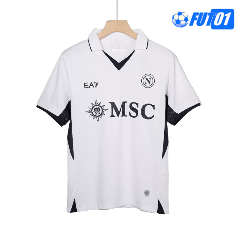 Camiseta Napoli Away 2024/2025 Versión Jugador Blanco