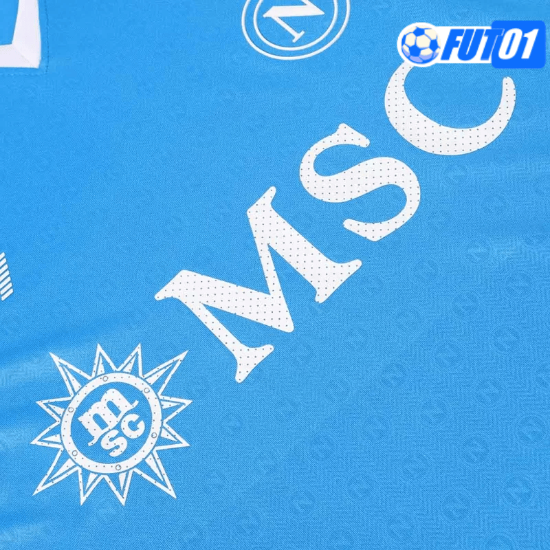 Camiseta Napoli Home 2024/2025 Versión Jugador Azul