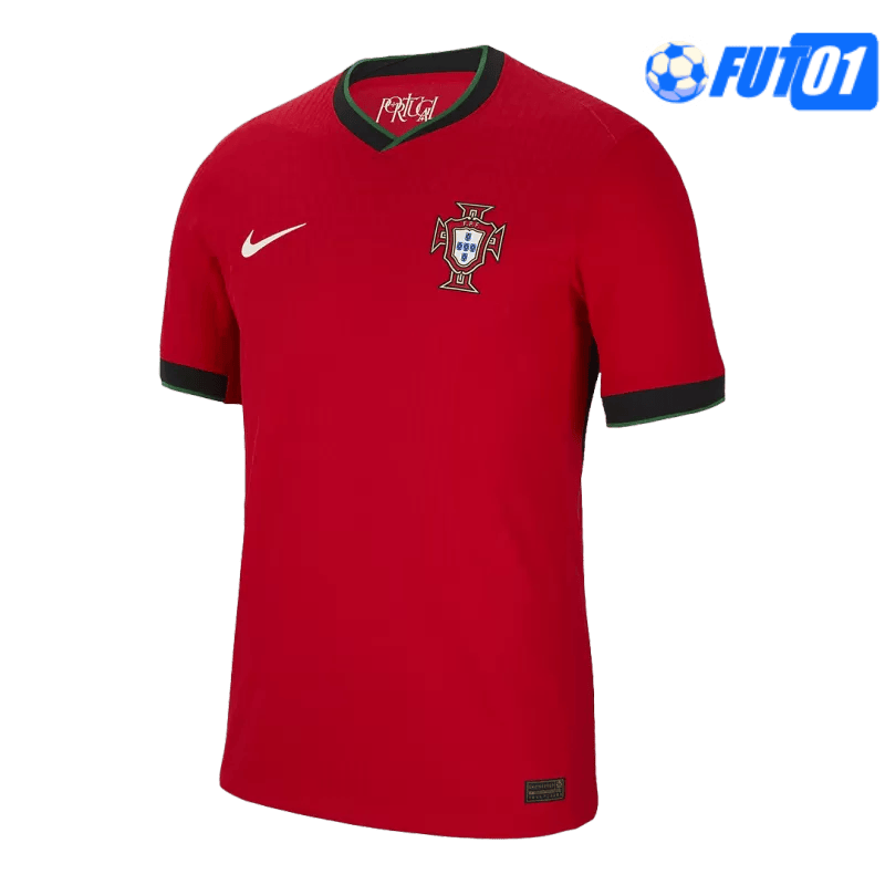 Camiseta Portugal Home 2024 Versión Jugador Rojo