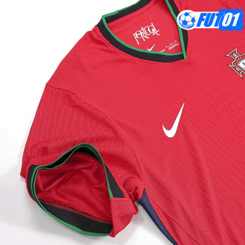 Camiseta Portugal Home 2024 Versión Jugador Rojo