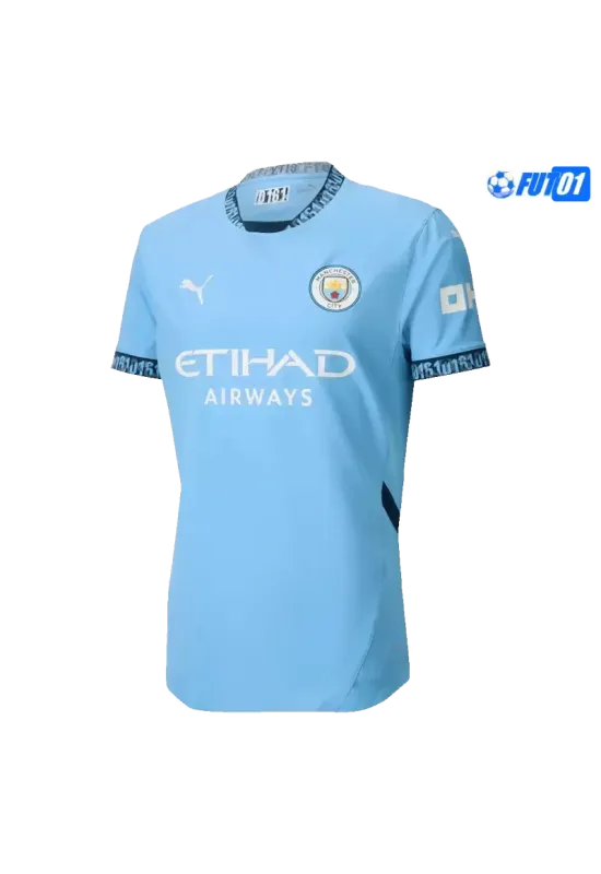 Camiseta Barata Manchester City Home 2024/25 Versión Jugador