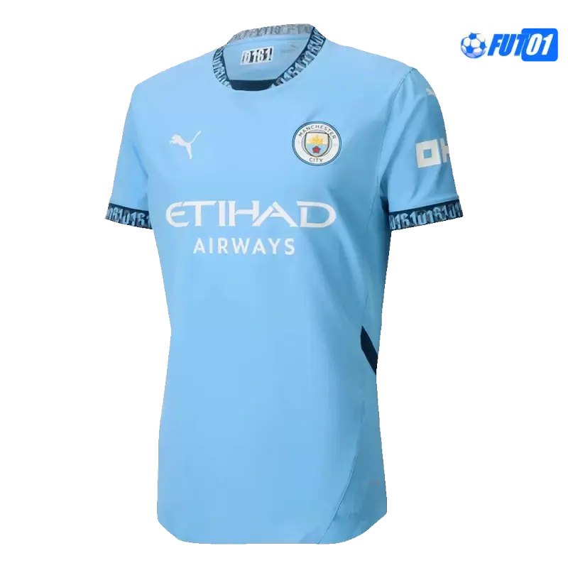 Camiseta Barata Manchester City Home 2024/25 Versión Jugador