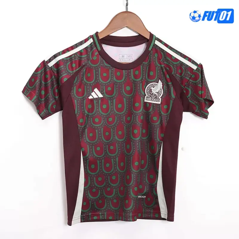 Camiseta Calidad AAA Mexico Local Primera Equipación 2024/25 Niño