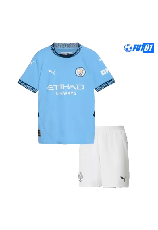 Camiseta Calidad THAI Manchester City Home 2024/25 Niño
