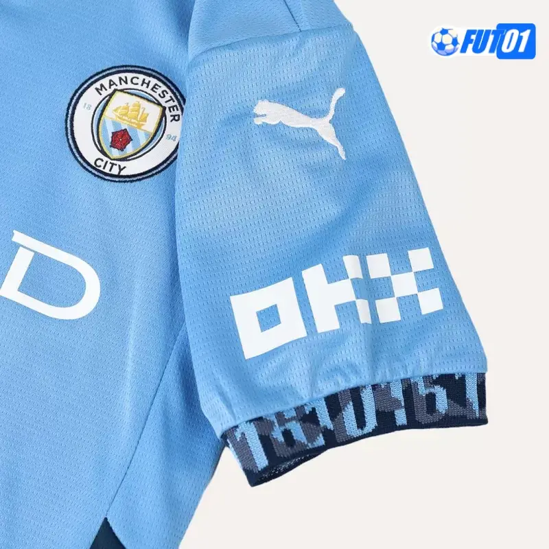 Camiseta Calidad THAI Manchester City Home 2024/25 Niño