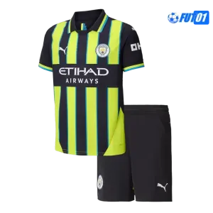 Camiseta Replica Manchester City Visitante 2024/25 Niño