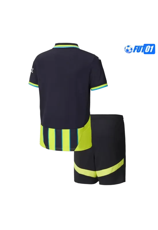 Camiseta Replica Manchester City Visitante 2024/25 Niño