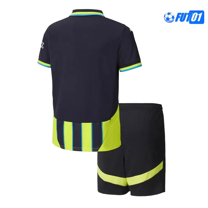 Camiseta Replica Manchester City Visitante 2024/25 Niño