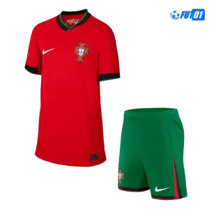 Camiseta Barata Portugal Local Primera Equipación 2024/25 Niño