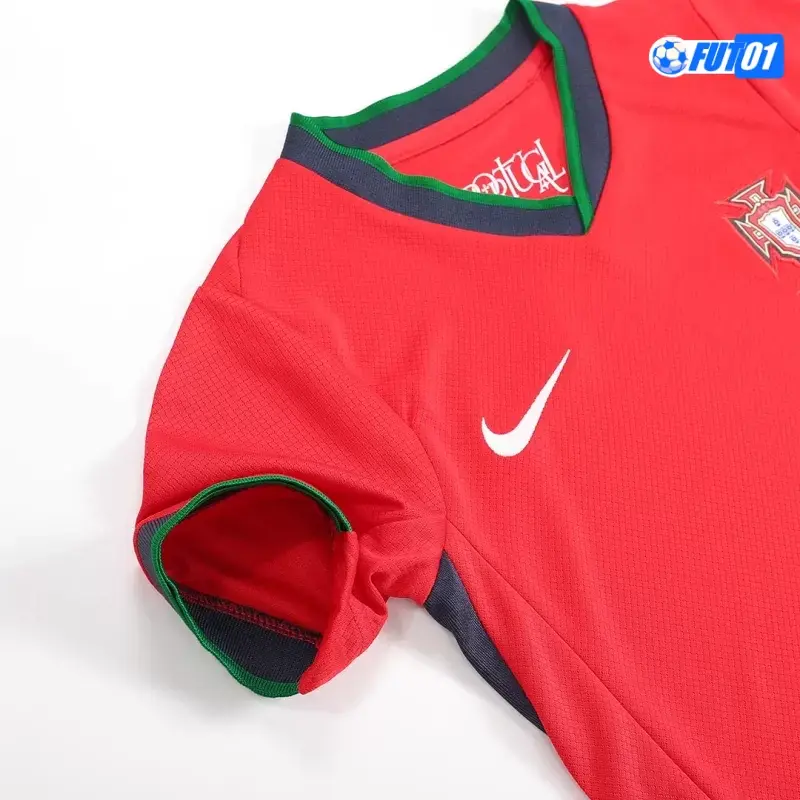 Camiseta Barata Portugal Local Primera Equipación 2024/25 Niño