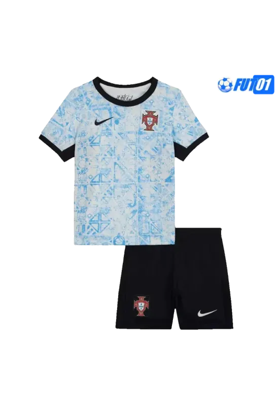 Camiseta Replica Portugal Segunda Equipación 2024/25 Niño
