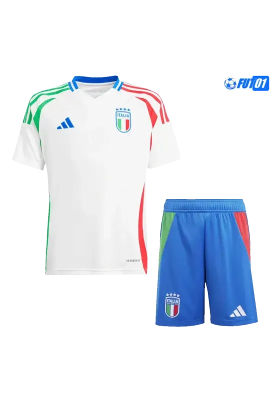 Camiseta Futbol Italia Away Segunda Equipación 2024 Niño