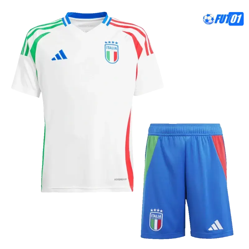 Camiseta Futbol Italia Away Segunda Equipación 2024 Niño
