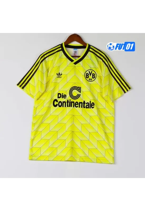 Camiseta Futbol Dortmund Local Primera Equipación 1988 Clasico
