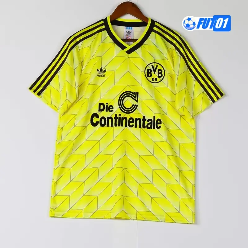Camiseta Futbol Dortmund Local Primera Equipación 1988 Clasico