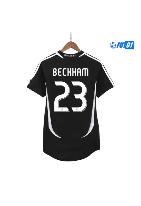 Camiseta BECKHAM 23 Calidad THAI Real Madrid Segunda Equipación 2006/07 Antigua