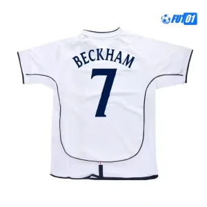 Camiseta BECKHAM 7 Calidad AAA Inglaterra Visitante 2002 Clasico