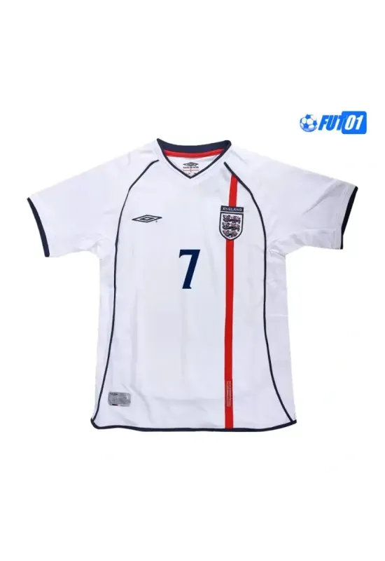 Camiseta BECKHAM 7 Calidad AAA Inglaterra Visitante 2002 Clasico