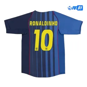 Camiseta RONALDINHO 10 Futbol Barcelona Away 2004/05 Clasico