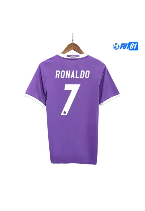 Camiseta RONALDO 7 Replica Real Madrid Segunda Equipación 2016/17 Antigua