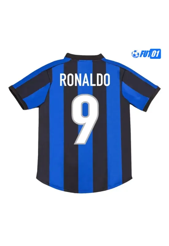 Camiseta RONALDO 9 Calidad Premium Inter de Milán Local 1999/00 Retro