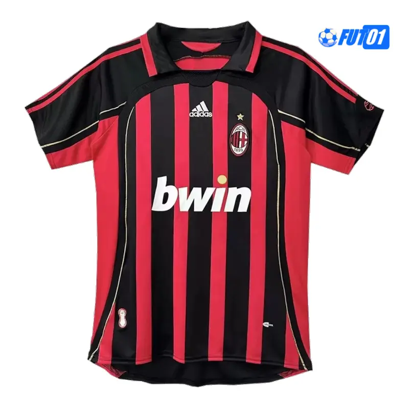 Camiseta KAKA＇22 Barata Milan Local Primera Equipación 2006/07 Vintage
