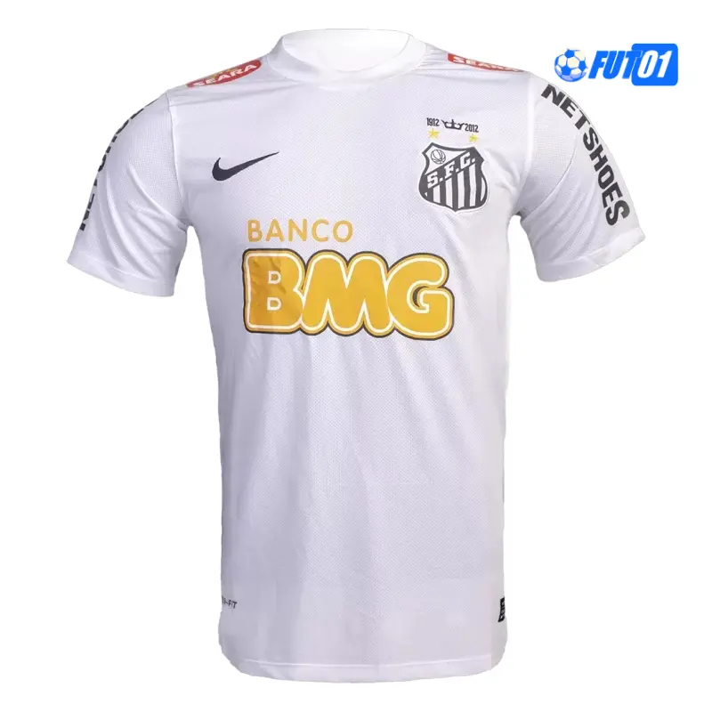 Camiseta NEYMAR JR 11 Calidad AAA Santos FC Home Primera Equipación 2011/12 Retro