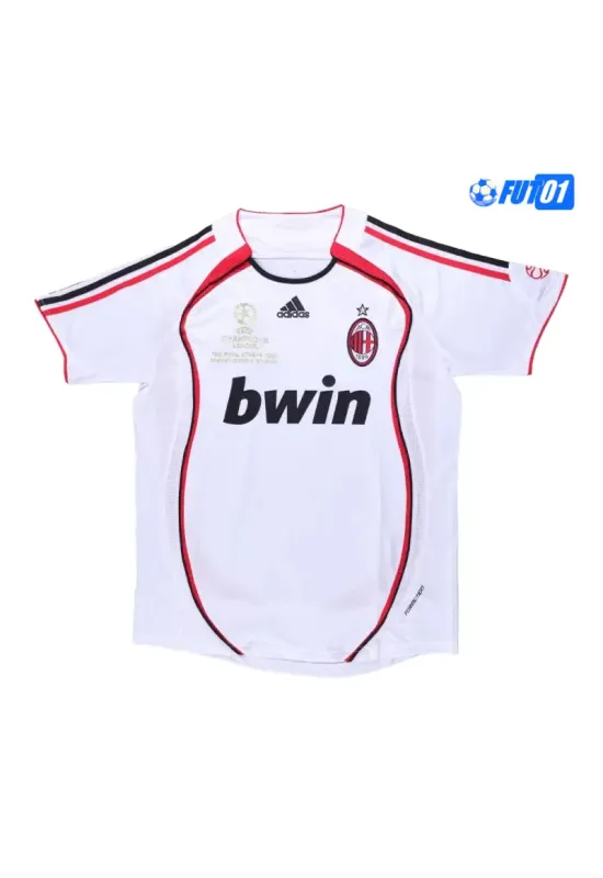 Camiseta RONALDO 99 Futbol AC Milan Visitante Segunda Equipación 2006/07 Clasico
