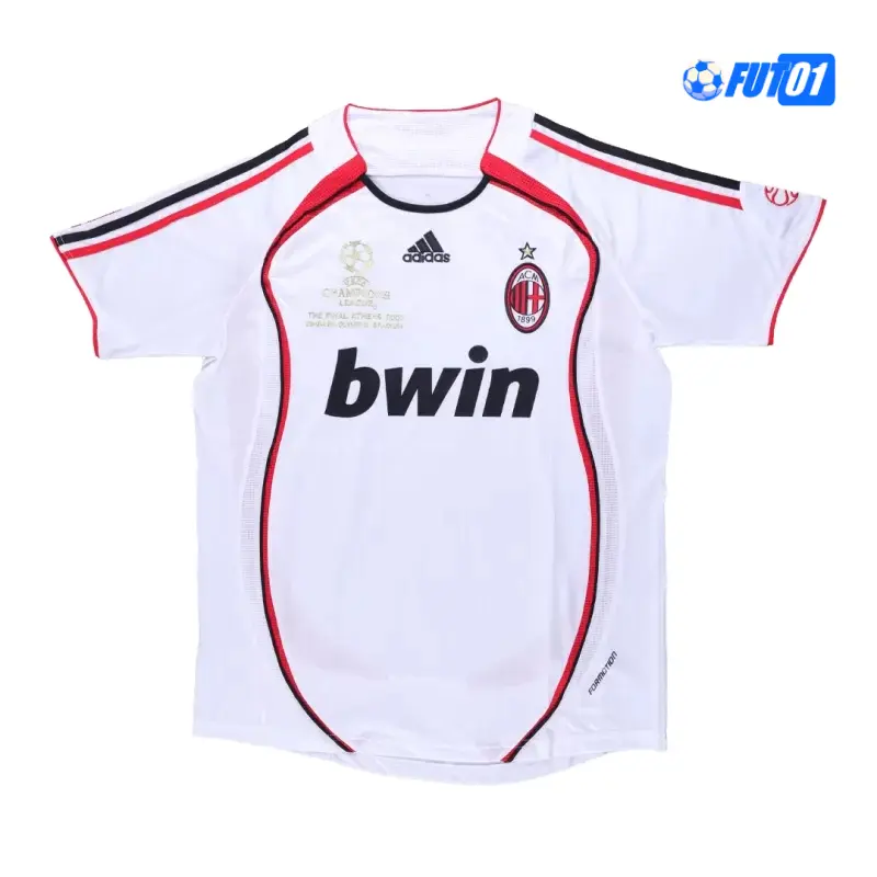 Camiseta RONALDO 99 Futbol AC Milan Visitante Segunda Equipación 2006/07 Clasico