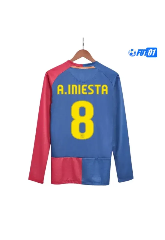 Camiseta A.INIESTA 8 Calidad AAA Barcelona Home 2008/09 Retro ML