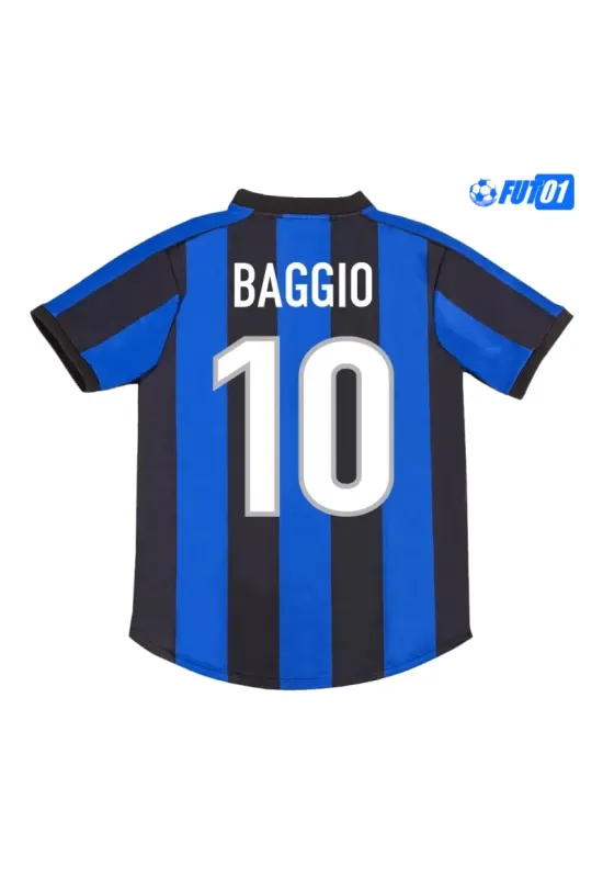 Camiseta BAGGIO 10 Barata Inter de Milan Primera Equipación 1999/00 Retro