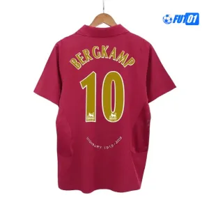 Camiseta BERGKAMP 10 Calidad AAA Arsenal Primera Equipación 2005/06 Retro