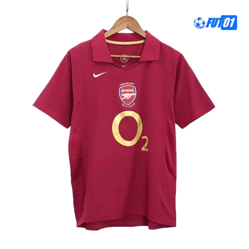 Camiseta BERGKAMP 10 Calidad AAA Arsenal Primera Equipación 2005/06 Retro