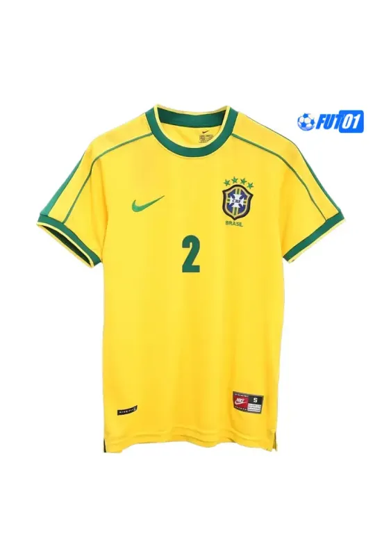 Camiseta CAFU 2 Calidad AAA Brasil Home 1998 Antigua