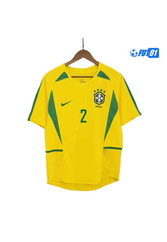 Camiseta CAFU 2 Replica Brasil Local 2002/03 Vintage