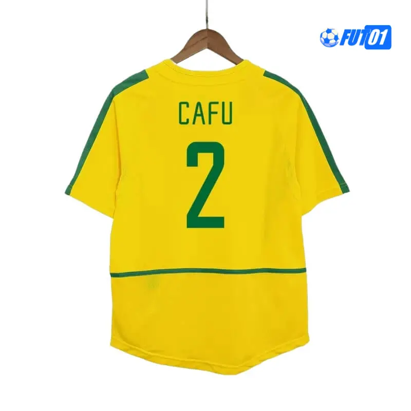 Camiseta CAFU 2 Replica Brasil Local 2002/03 Vintage