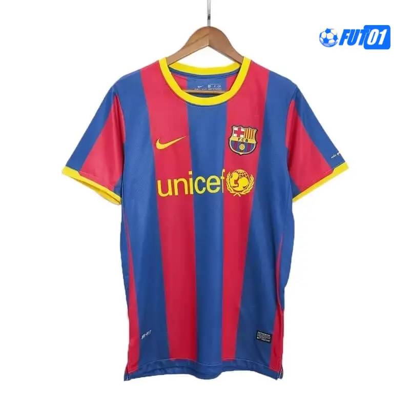 Camiseta DAVID VILLA 7 Calidad Premium Barcelona Home Primera Equipación 2010/11 Vintage