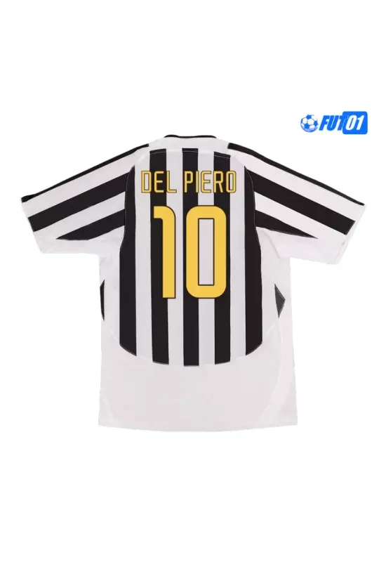 Camiseta DEL PIERO 10 Futbol Juventus Home Primera Equipación 2003/04 Vintage
