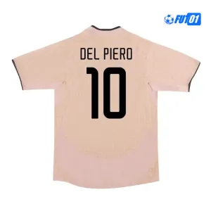 Camiseta DEL PIERO 10 Replica Juventus Segunda Equipación 2003/04 Antigua
