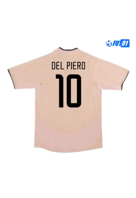 Camiseta DEL PIERO 10 Replica Juventus Segunda Equipación 2003/04 Antigua